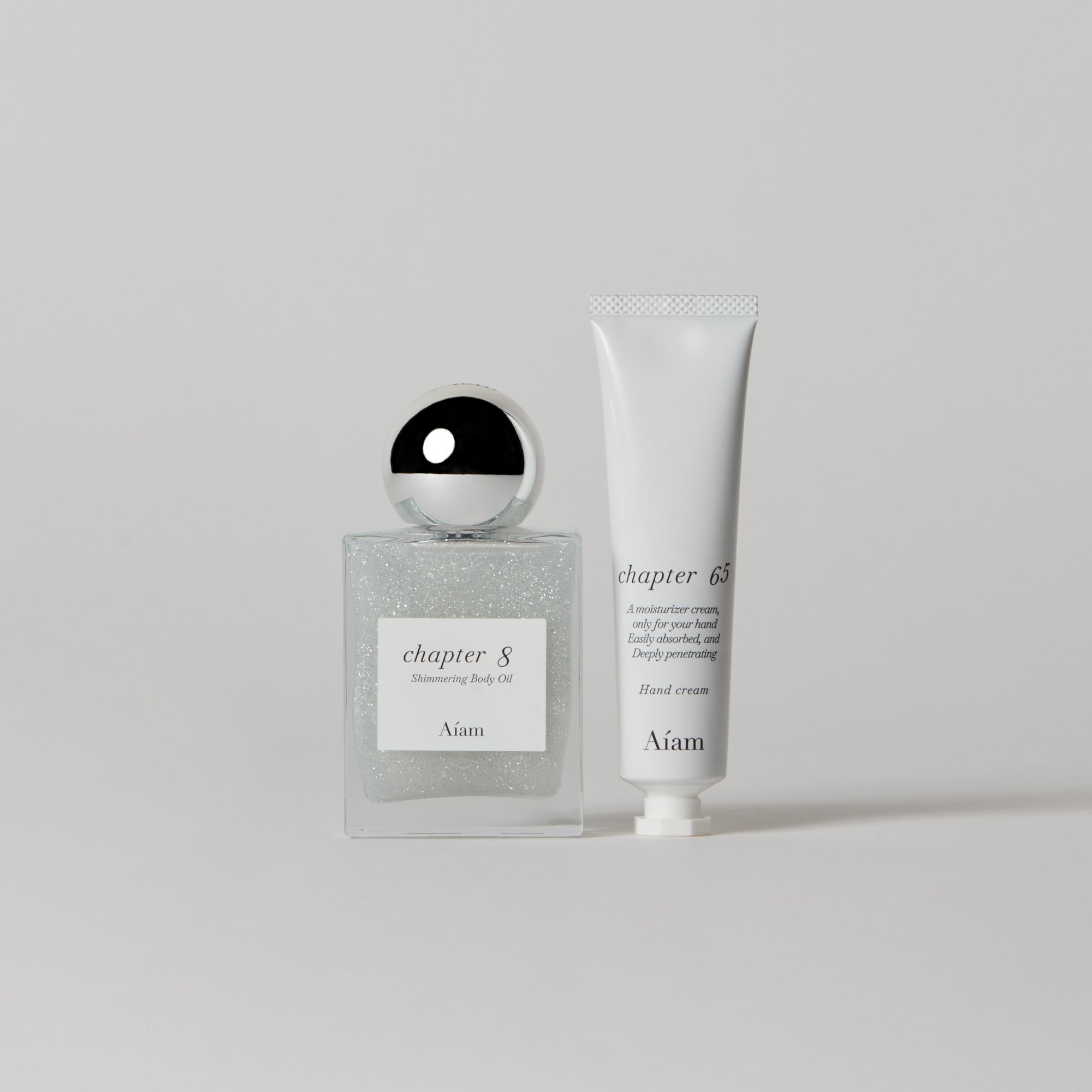 シマリングボディキット シマリングボディオイル チャプター8 × ハンドクリーム チャプター65 キット Aiam OFFICIAL ONLINE STORE